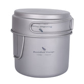 Boundless Voyage Ti2053C pot for outdoor cooking with 1100ml capacity