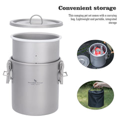 Boundless Voyage Ti2093 collapsible handle enables compact packing
