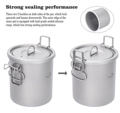 Boundless Voyage Ti2093 inner container 0.9L, great for single servings