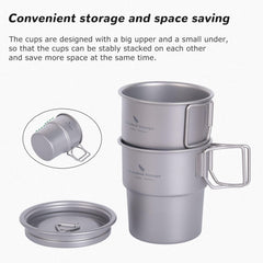 Boundless Voyage Ti3050D cup edge detail for comfortable grip.