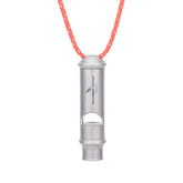Boundless Voyage Ti9019O whistle close-up showing durable titanium finish.
