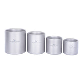 Boundless Voyage titanium cup 120ml, ultra-light for travel and outdoor coffee.