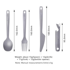 Boundless Voyage titanium knife – strong for outdoor prep.