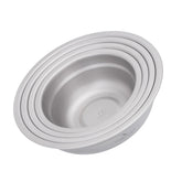Boundless Voyage titanium plate-bowl-stack shown compact for camping meals