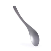 Boundless Voyage titanium spoon ready for camping trips, lightweight and durable.