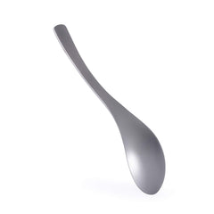 Boundless Voyage titanium spoon ready for camping trips, lightweight and durable.