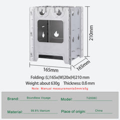 Boundless Voyage wood-fuel burning design with bottom air vents boosts efficiency.