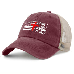 BOVONI Dad Hat I Can't But Know An Guy back mesh emphasizes breathability