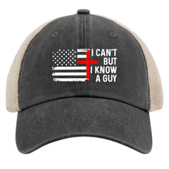 BOVONI washed denim trucker hat offers vintage look