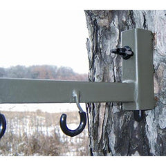Bow Hanger with two accessory hooks attached