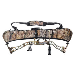 Bow sling protecting cams with Realtree Xtra fabric