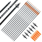 BOWSOUL 30-inch carbon arrow shaft shows clean lines for accurate flight.