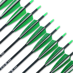 BOWSOUL spine-500 arrows designed for 30-55lb recurve or compound bows