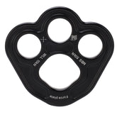 Boxwizard Rigging Plate with 3 holes for balanced load distribution in climbing