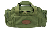 Boyt Harness Sporting Clays Bag OD Green with front pocket elastic for choke tubes and gear.