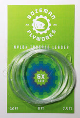 Bozeman FlyWorks leader setup for casting and controlled turnover