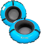 Bradley heavy-duty river tubes with rugged cover for river cruising and durable lake floats.