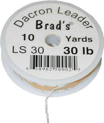 Brad's Dacron leader spool showcasing 30 lb strength for reliable hand-tied leaders