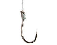 Brad's hand tied leader 80lb with barbless 6/0 hook, ideal for big-game freshwater fishing