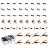 Brairia 48pcs fly set cover with UV-printed box
