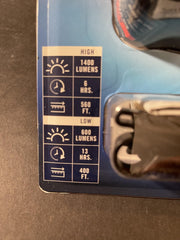 Braun USB-C rechargeable headlamp charging port enabling extended use