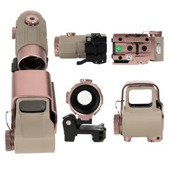 Bravary 558 with 5x magnifier for distant targets and detail.