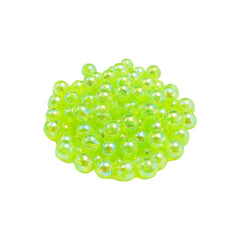 BRBASAP 50pcs 6mm holographic fishing beads - front view
