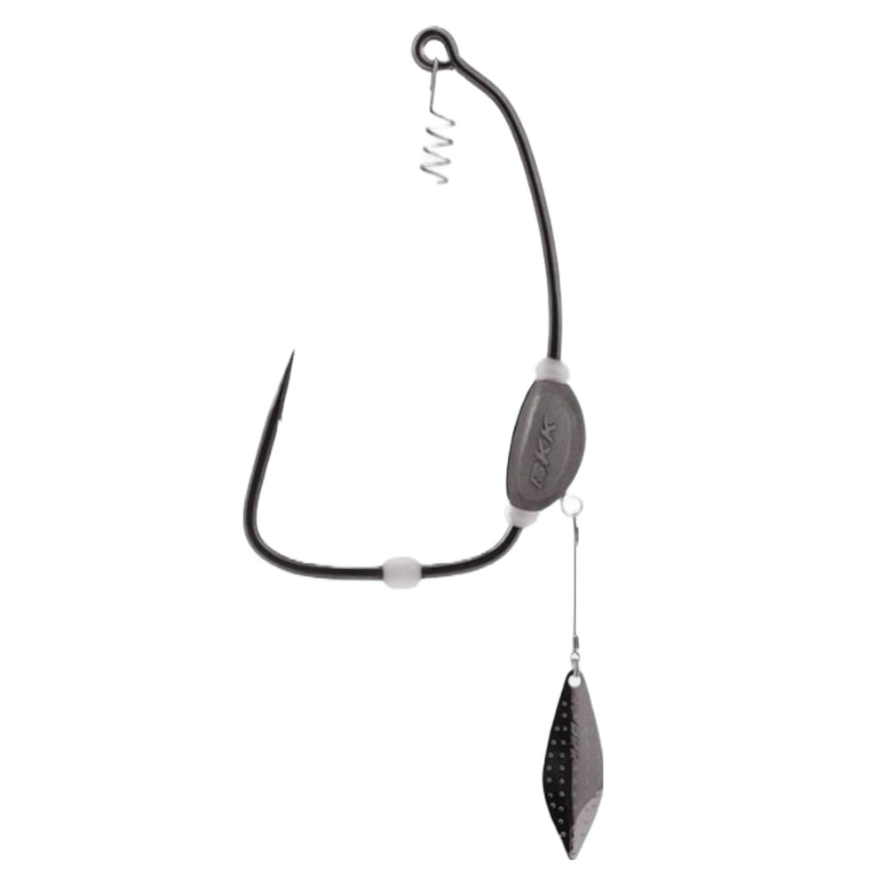 Breakthrough BKK Titandiver+ locking mechanism secures large plastics for weedless rigs.