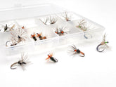 Brent's Favorite Tenkara Kebari 24-flies set with six of each style and Brent's preferred Kebari