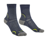 Bridgedale Hike Ultralight Merino Endurance Crew denim sock ready for trail moisture management.