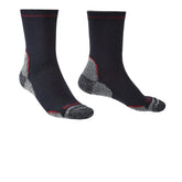 Bridgedale LW T2 CoolMX Per socks close-up knit cuff showcasing comfort for all-day wear