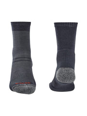 Bridgedale Ultra Light Crew Navy Lycra fit highlights snug, shape-retaining support.