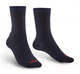 Bridgedale Women's Coolmax liner socks navy 2-pack; moisture-wicking fibers keep feet dry.