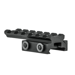 BRIDGEMOUNT Lion Gears 2.5-inch long riser with 6 slots enables versatile forward backward mounting.