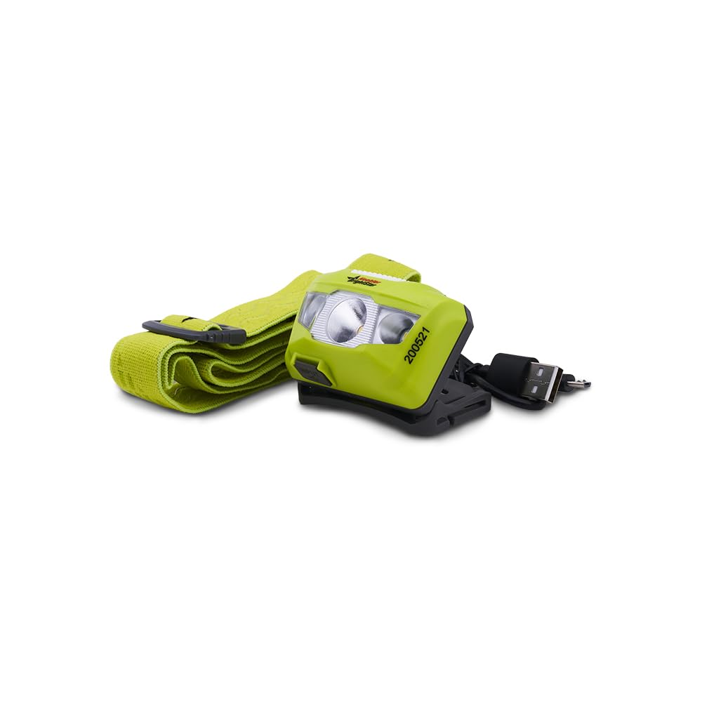 Bright Star Vision headlamp front view with 185-lumen illumination for wide visibility.