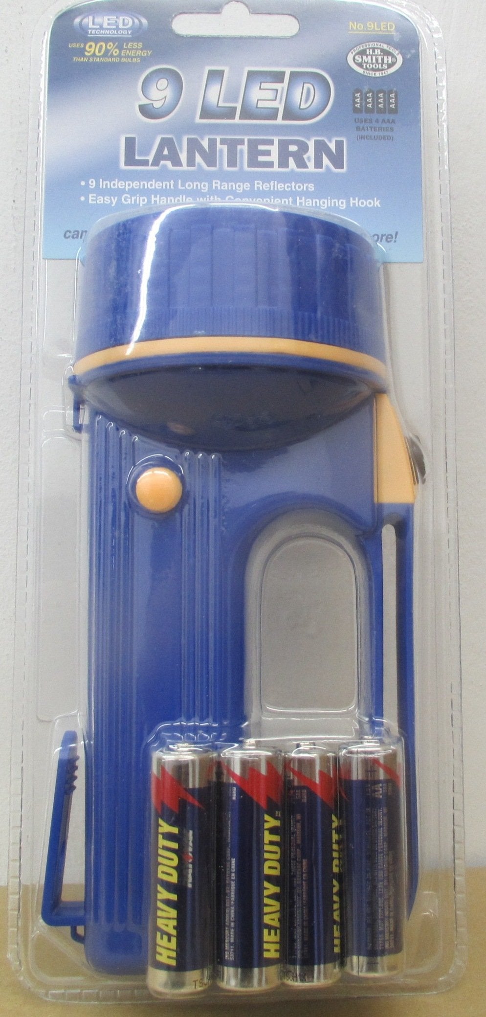 Bright-Way 9 LED Mini Lantern for portable lighting at home, outdoors, and emergencies.