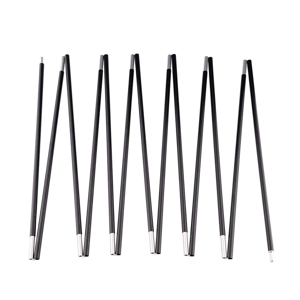 BRILLIANCE4U tent poles replacement shown at full 16ft 4.5in length for on-site repairs