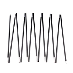 BRILLIANCE4U tent poles replacement shown at full 16ft 4.5in length for on-site repairs