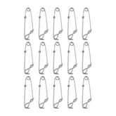 Briny River 15Pcs Long Line Clips 2x80mm stainless steel tuna clips set