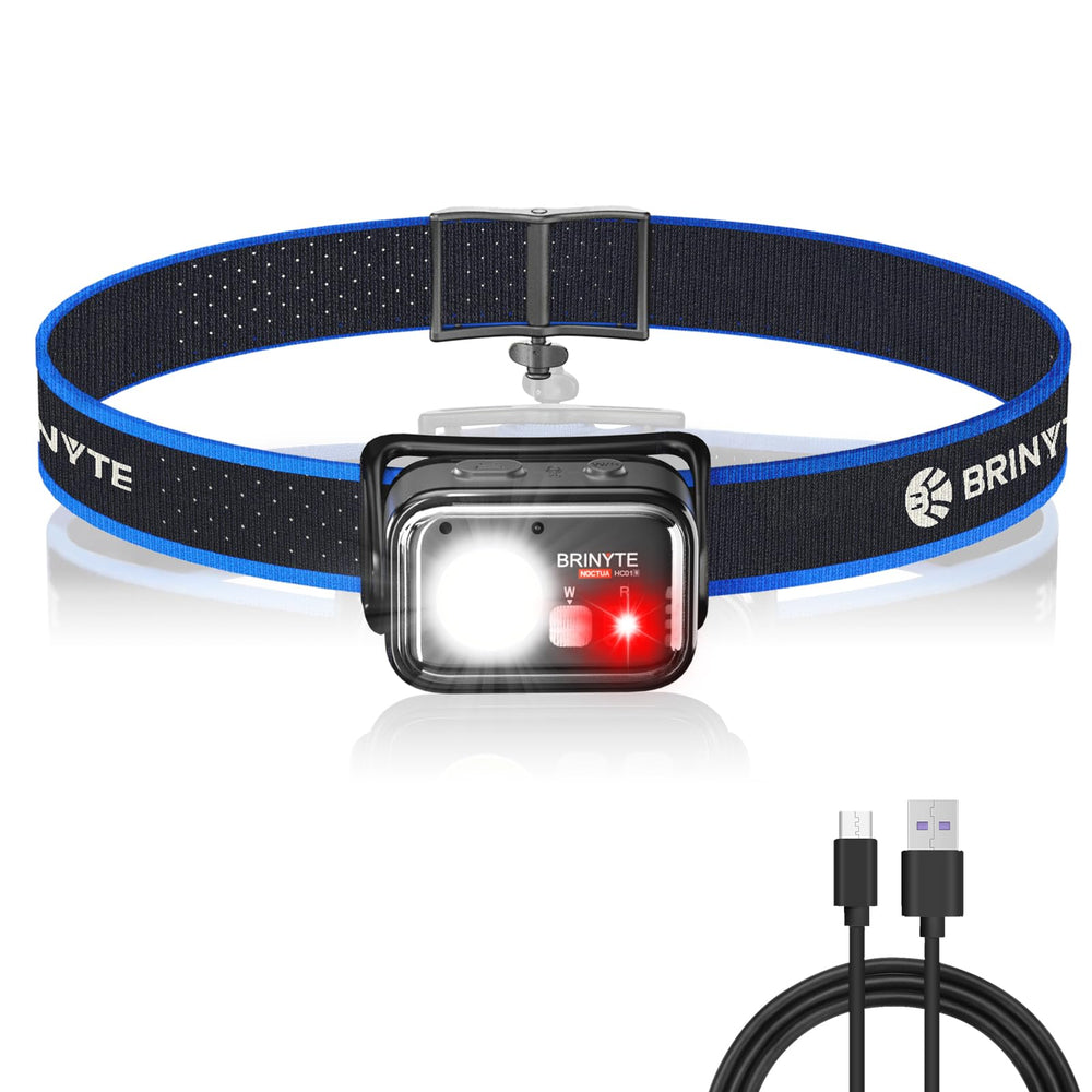 Brinyte HC01 1000-lumen beam for clear night visibility on trails.