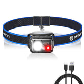 Brinyte HC01 1000-lumen beam for clear night visibility on trails.