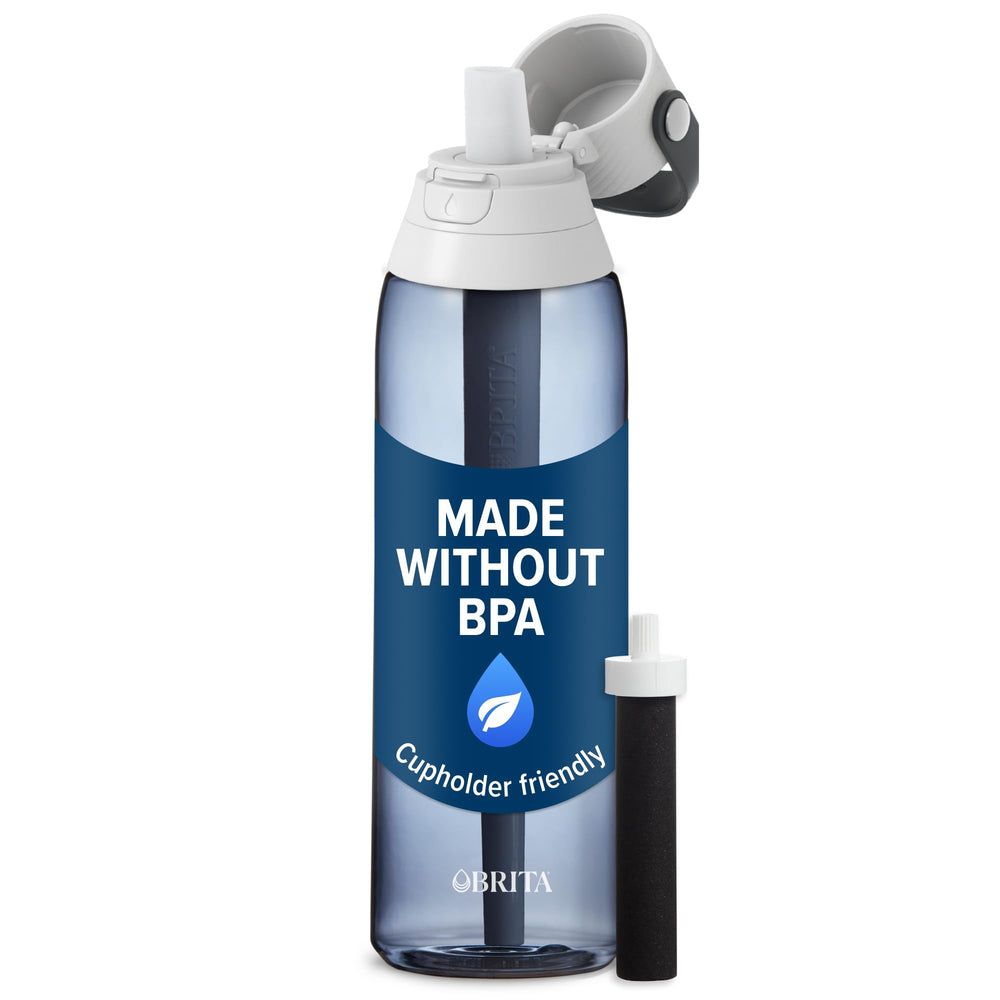 Brita Night Sky 26 oz bottle front view shows compact, reusable hydration.
