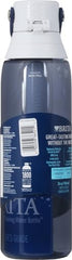 Brita Night Sky bottle leakproof cap prevents spills during commutes.