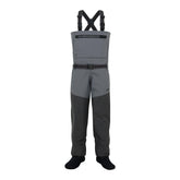 BRIVER Max Comfort chest wader shows waterproof, breathable nylon seams for dry days by the river.