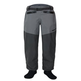 BRIVER MAX Comfort waterproof waist stockingfoot wader with zip pocket secures gear on outdoor trips.