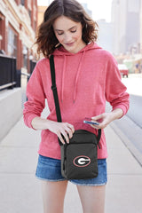 Broad Bay UGA crossbody bag back view, compact and hands-free.