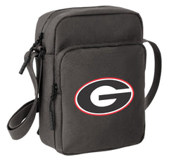 Broad Bay UGA crossbody bag front view, durable 300D canvas for daily use.