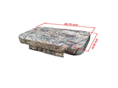 Brocraft marine seat cushion shows 3-inch foam padding for comfort on outings
