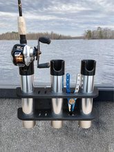 Brocraft Alumacraft rod storage brackets securing rods for easy reach