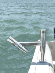 Brocraft Aluminum Rod Rigger angled view shows secure hold under load.